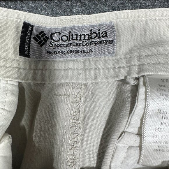 Columbia Pants Mens 36 Authentic Issue Flat Front Straight Leg Cargo Pockets - Picture 4 of 9